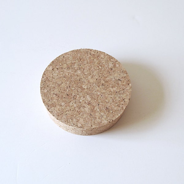 3 3/4 inch wide mouth tapered corks, made in Portugal.