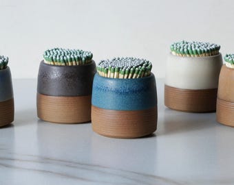 Match striker : Handmade, wheel thrown stoneware