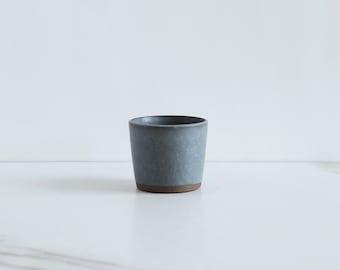 SALE : Small cup, glazed in Slate.