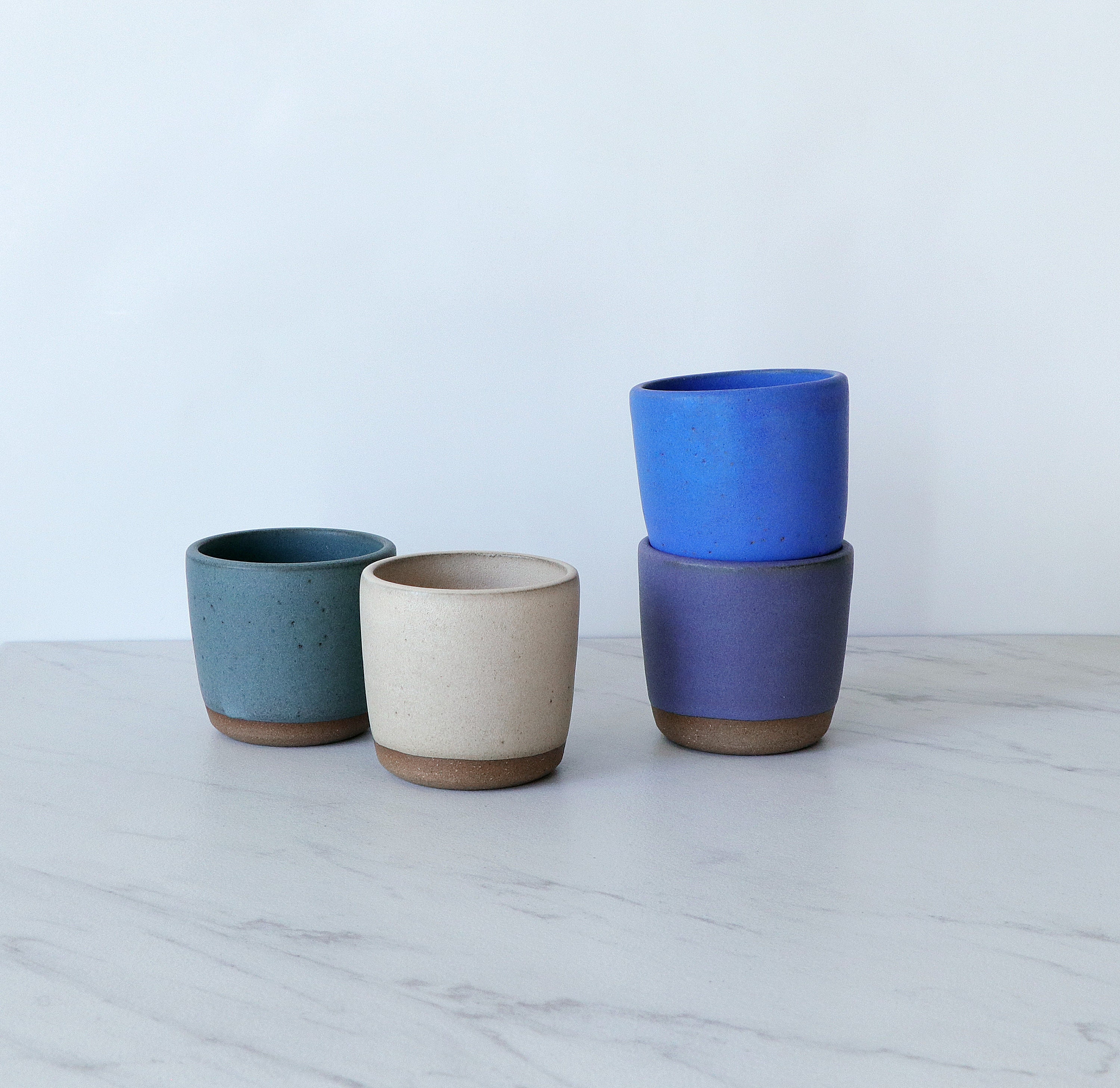 Cortado Cups in Black – Civil Stoneware