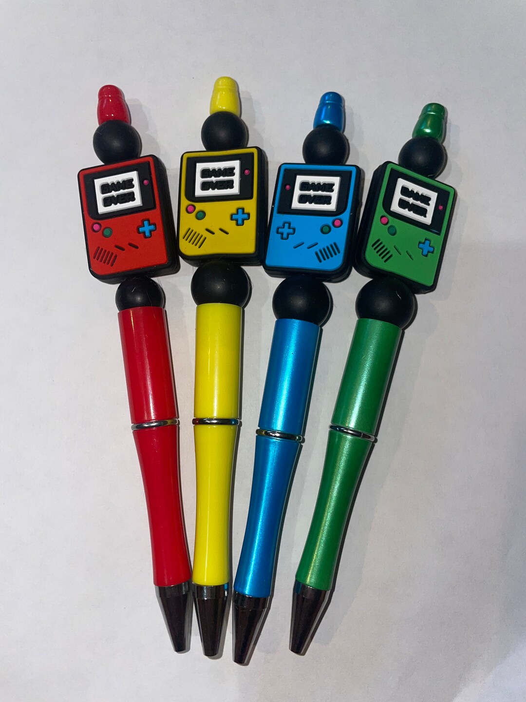 Game Roster Pen Gamer/game Over Beaded Pen - Etsy