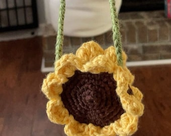 Sunflower Freshie Car Charm