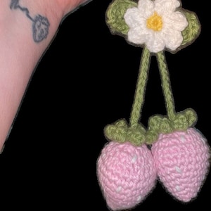 Strawberry Car Charm