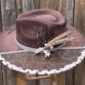 Rhinestone Fedora - Etsy display picture 1