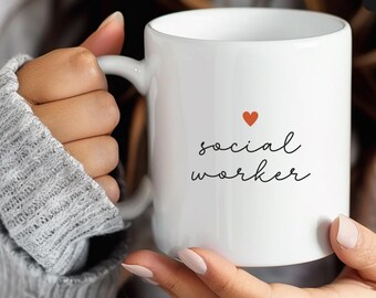 Social Worker Gift, Social Worker Mug, Gift for Social Worker, Social Work Appreciation Gift, Social Worker Graduation, Mental Health Gift
