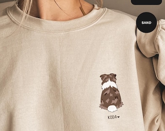 Custom Australian Shepherd Mama Sweatshirt, Trendy Aussie Mama Sweatshirt, Aussie Mama Sweater, Custom Aussie Sweatshirt, Aussie Mom Gift