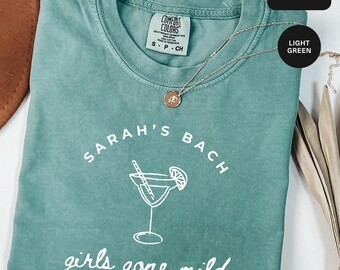 Custom Girls Gone Mild Bachelorette Party Shirt, Funny Bridal Shirt, Beach Bachelorette Shirt, Spa Bride Shirt, Comfort Colors® Bride Shirt