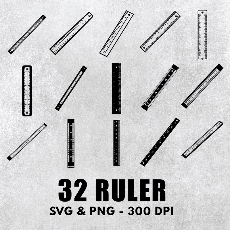 Ruler Decals - Etsy