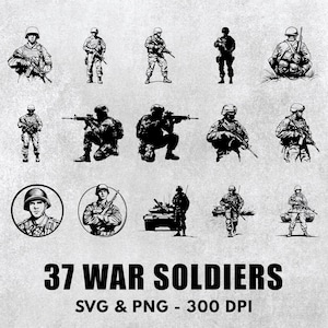 War Soldiers Svg Png Bundle, War Soldiers Silhouette, War Soldiers Clipart, War Soldiers Vector, War Soldiers Outline, War Cut Files Cricut