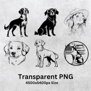 Brittany Dog SVG Bundle: Silhouette Clipart Vector (PNG) - Etsy