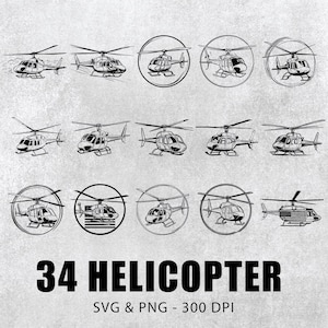 Helicopter Svg Png, Helicopter Clipart, Helicopter Silhouette, Helicopter Decal, Helicopter Vector, Helicopter Outline, Cut File Army Cricut