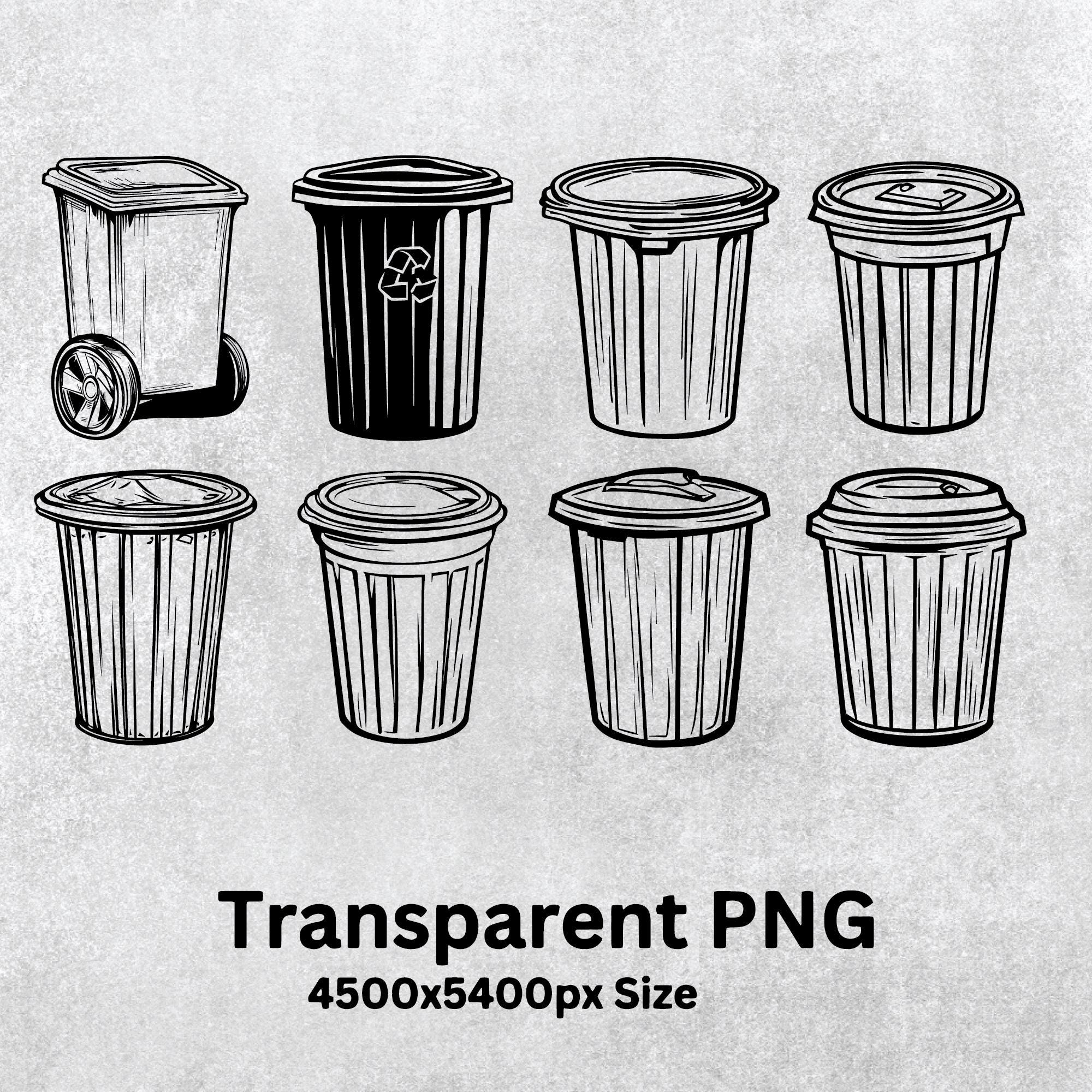 Trash Cane Svg Bundle, Trash Cane Silhouette, Trash Cane Clipart, Trash ...
