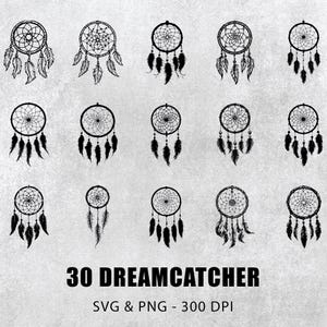 Dreamcatcher Svg Png bundle, Dreamcatcher Clipart, Dreamcatcher Silhouette, Dreamcatcher Decal, Vector, Dreamcatcher Outline, Cut File Decal