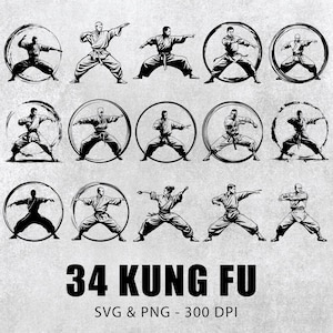 Kung Fu geschnitten Datei, Kung Fu Aufkleber, Kung Fu Aufkleber, Kung Fu Silhouette, Kung Fu Aufkleber, Cricut, Kung Fu Symbol, Kung Fu Cut-Datei