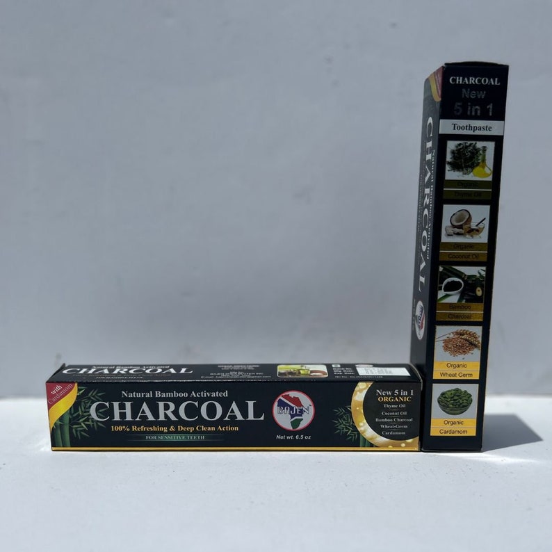 Activated Charcoal Toothpaste - Etsy