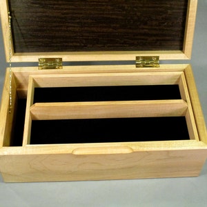 Keepsake Box Maple with Leopardwood Top image 7