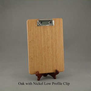 Hand-crafted smaller wooden clipboards from Ohio walnut image 7