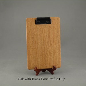 Hand-crafted smaller wooden clipboards from Ohio walnut image 6