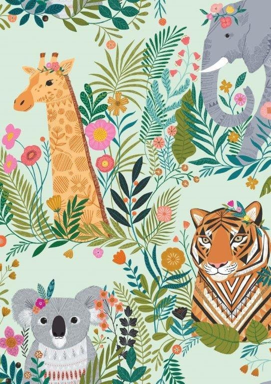 Tangerine Flora and Fauna Lattice A-9998-O Patti Sloni Andover quilting cotton 595 Tangerine Flora and Fauna Lattice A-9998-O Patti Sloni Andover quilting cotton 595