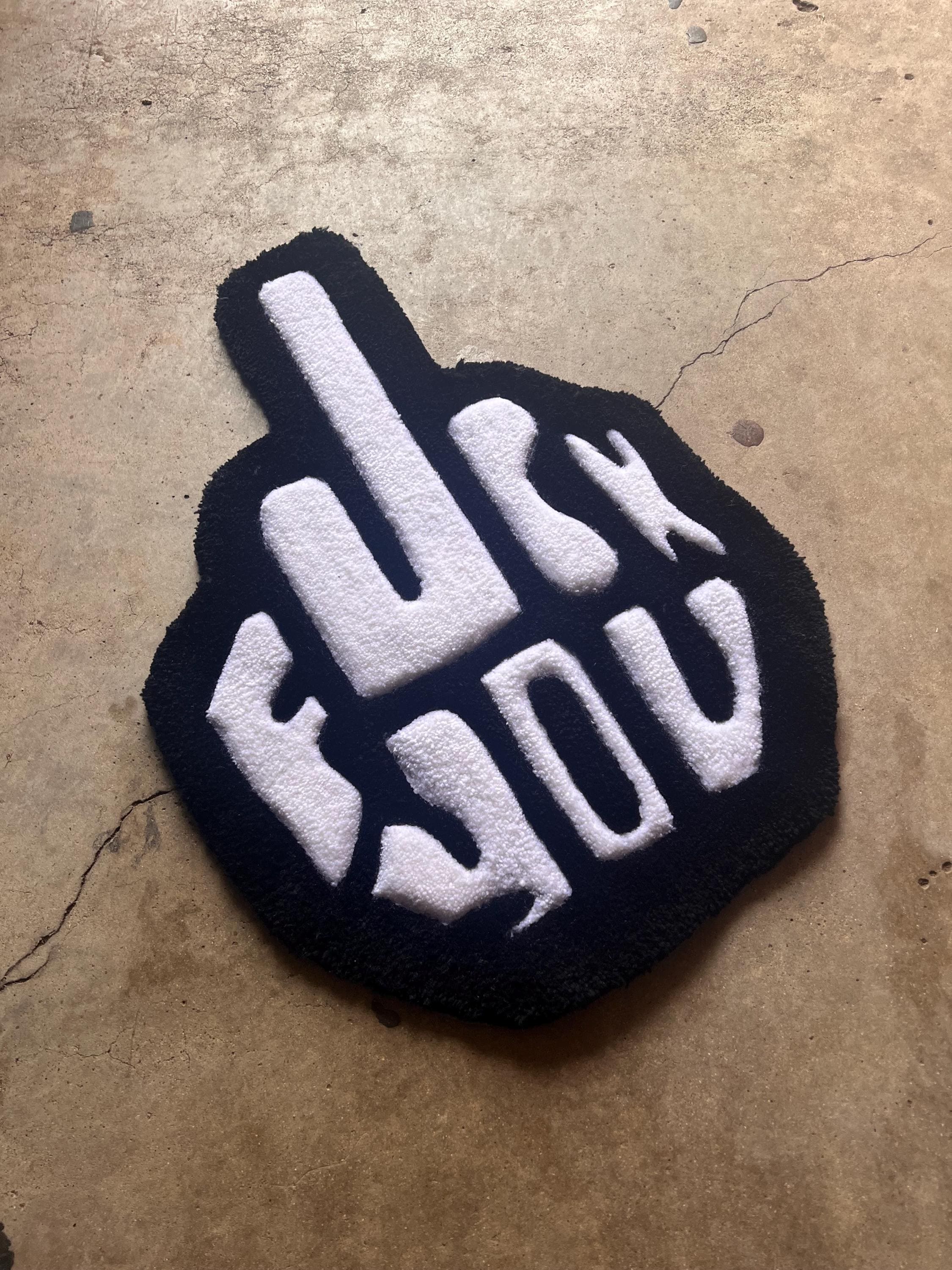 Middle Finger Rug! - Etsy