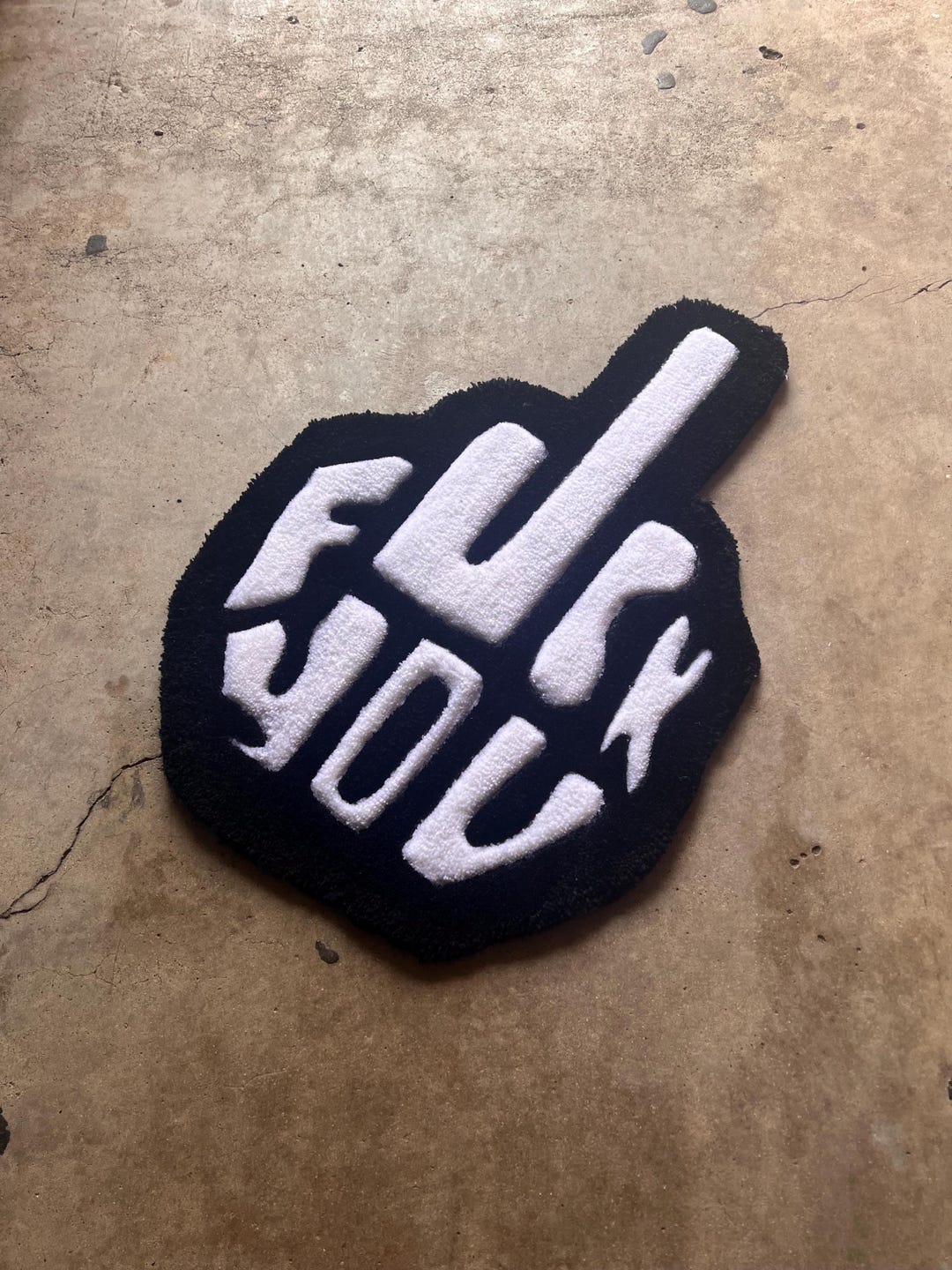 Middle Finger Rug! - Etsy