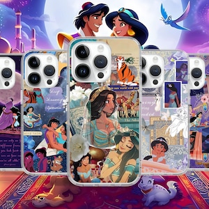 Princess Jasmine Aladdin Aesthetic Phone Case for iPhone 16 15 14 13 Pro Max Plus Mini / Case for Samsung S25 S24 S23 Ultra / Google Pixel