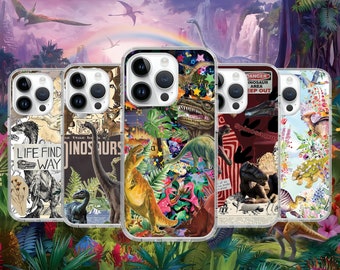 Dinosaurus T-Rex Aesthetic telefoonhoesje voor iPhone 16 15 14 13 Pro Max Plus Mini / hoesje voor Samsung S25 S24 S23 S22 Ultra Note FE / Google Pixel
