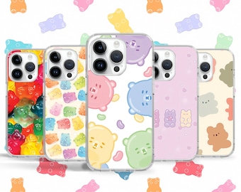 Gummy Bear Lover Aesthetic Phone Case for iPhone Air 17 16 15 14 Pro Max Plus Mini / Case for Samsung S26 S25 S24 Ultra FE / Google Pixel