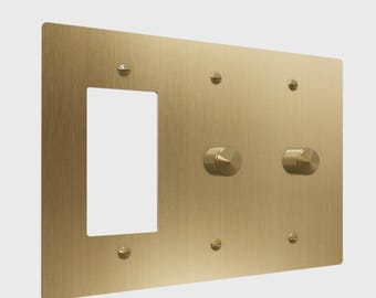 Pedido personalizado de latón satinado