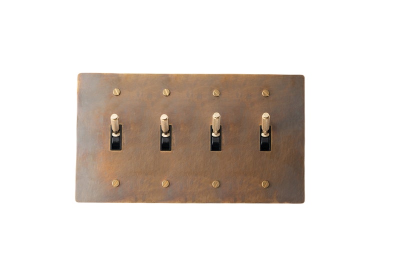 Vintage Style Antique Brass Toggle Switch - Etsy