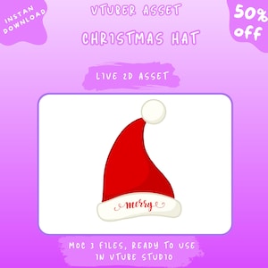 Vtuber Asset | Vtuber Chritmas Hat Asset, Hand Gesture, Vtuber Prop, Hand Assets, Pngtuber Assets, Premade Assets,vtuber logo, vtuber