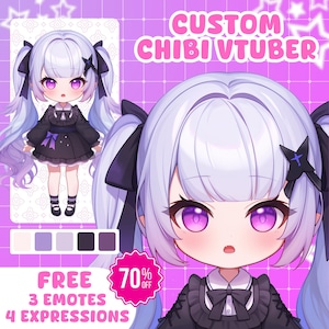 AANGEPASTE CHIBI VTUBER | Aangepast Vtuber-model, Live2D-model, Vtuber-ontwerp, Vtuber-personage, Anime, Chibi Vtuber-model, Anime-personage