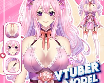 Custom Live2D VTuber Model Commission | Anime Style Streaming Assets