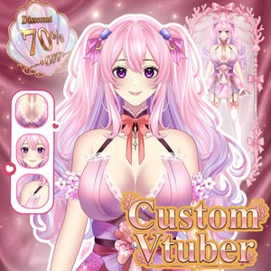 Custom Live2D VTuber Model Commission | Anime Style Streaming Assets