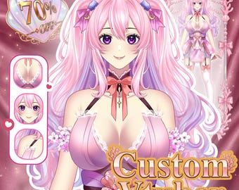 Custom Live2D VTuber Model Commission | Anime Style Streaming Assets