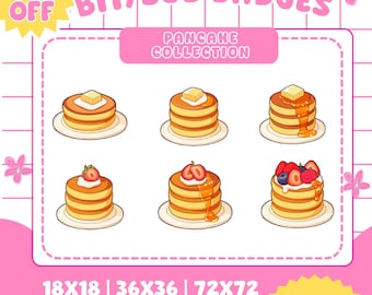 Badge Pancake Sub / Twitch, YouTube, Discord (download digitale)