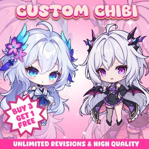 Custom Anime Chibi Art: Original Character, Fanart, Emotes