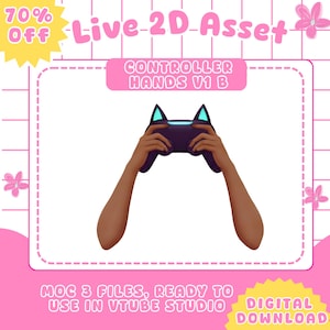 Animierte Controller Hände für VTuber | Live2D Stream Objekt