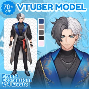 Custom VTuber Model Live2D Commission | Anime Art | Vtuber Assets | Vtuber Model | PNGTuber | Vtuber Male & Female | Vtuber Model Commission