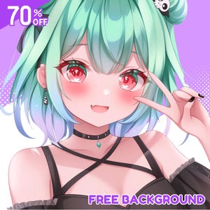Custom PFP, pfp for twitch, Profile Icon, Anime, pfp Anime, pfp Commission, Profile picture, Vtuber pfp, PNGtuber pfp, Character Commission