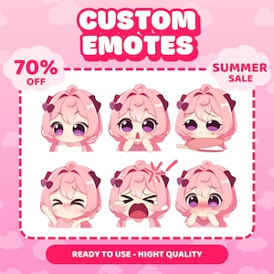 Custom Twitch Emotes, Animated Emotes, Vtuber Emotes, Kick Emotes, Sub Emote, Anime Emote, Pet Animal Emote For Your Stream Youtube Facebook