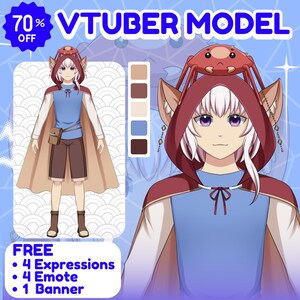 Benutzerdefiniertes Vtuber Modell, Vtuber Anime Charakter Design, live2d model, Pngtuber, Anime, Anime Art, Vtuber Male andfemale, Vtuber Design