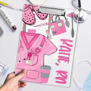 Personalized Nurse Gifts, Custom Nurse Clipboard, Nurse Clipboard With Name, New Nurse Gift, Nurse Graduation Gift, Medical Assistant Gifts