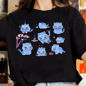 Kpop Demon Hunters Tiger T-SHIRT, Derpy the Tiger And Bird Demon Hunter Tiger, Hunters Tiger Sweatshirt, Kpop Saja Boys Merch Gift