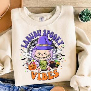 Hello Spooky Season Doll Monster Characters T-shirt, Spooky Vibes Shirt, Kids Halloween Tee, Monster Doll Horror Sweatshirt, Gift For Girl