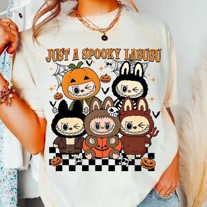 Just A Spooky Doll Monster Characters Sweatshirt, Graphic Tee, Cute Monster Shirt, Monster Doll T-shirt, Doll Cartoon Halloween Merch Gift