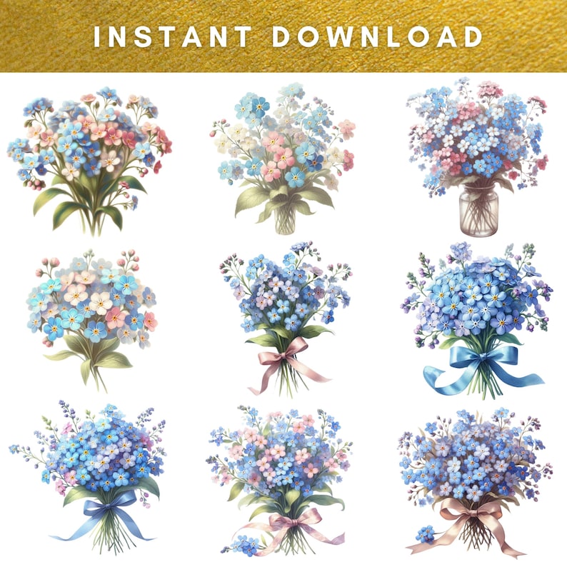 55-forget-me-nots-clipart-flowers-clipart-high-quality-floral-clipart