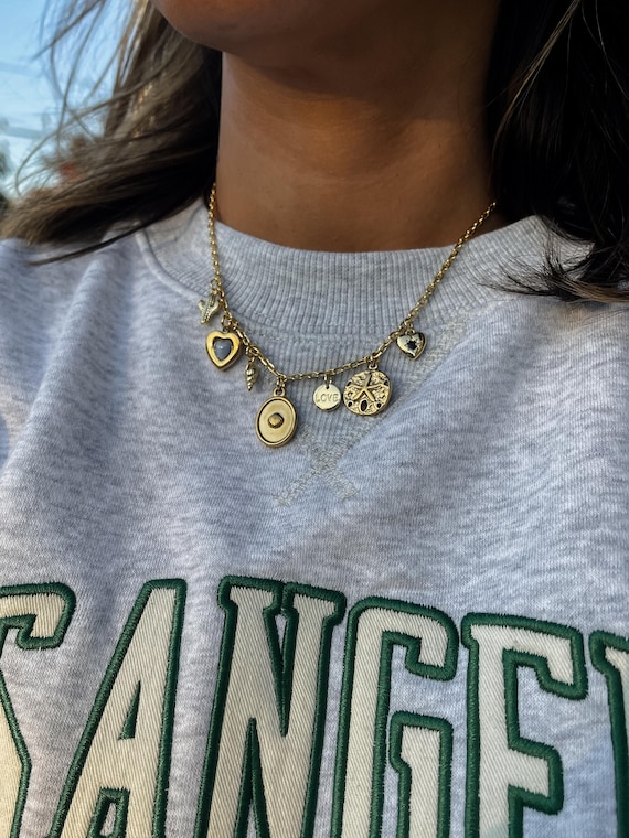 Custom Gold Colin Chain Charm Necklace