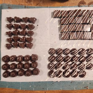 Chocolate candy gourmet hand-made truffles