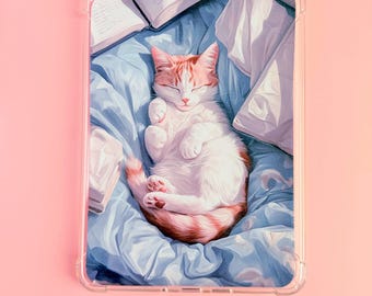 Cozy Cat Kindle Insert – Bookish, Paperwhite 11th Gen